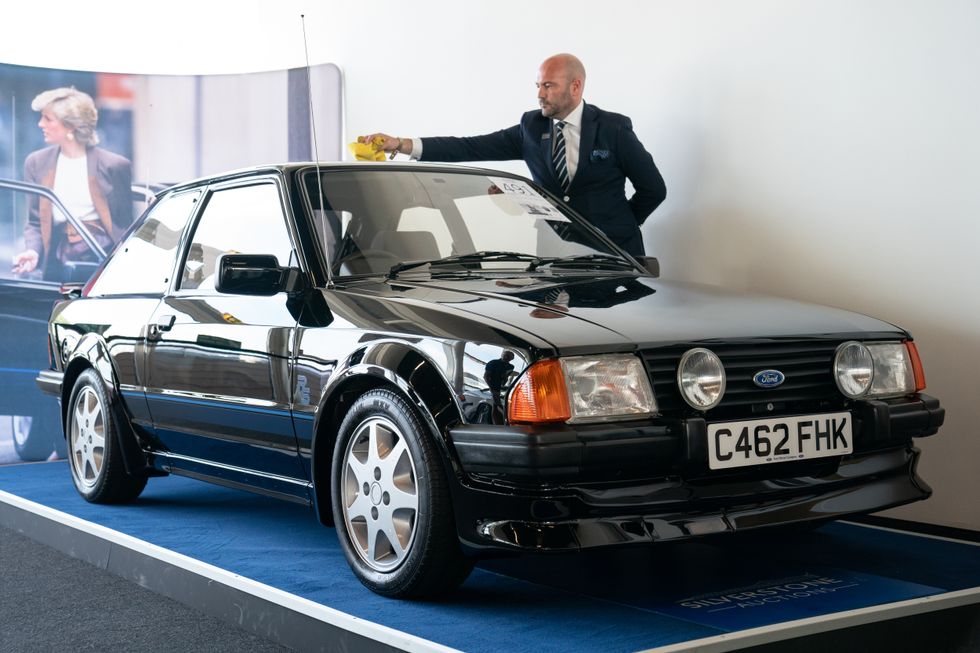 Diana’s Ford Escort to be sold at auction