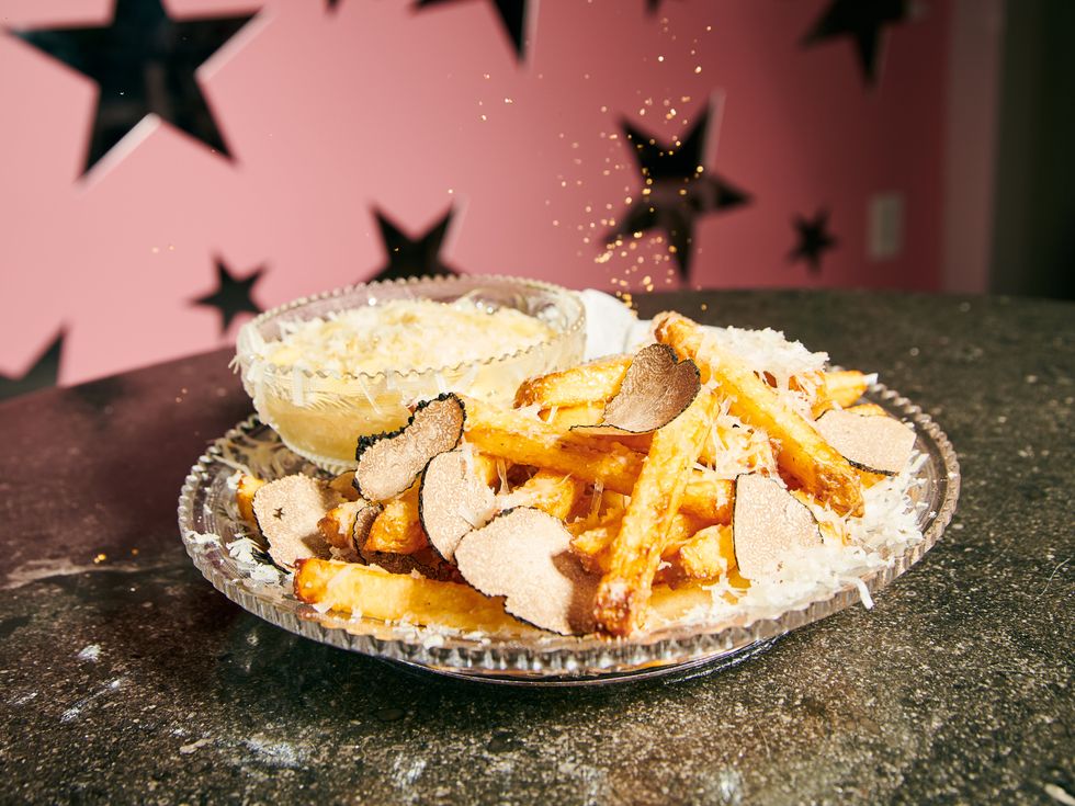 The fries are available for purchase with advance request