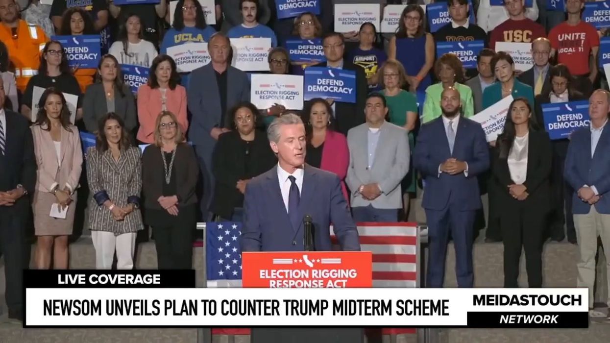 The gloves are off: Gavin Newsom just decimated "weak" Donald Trump