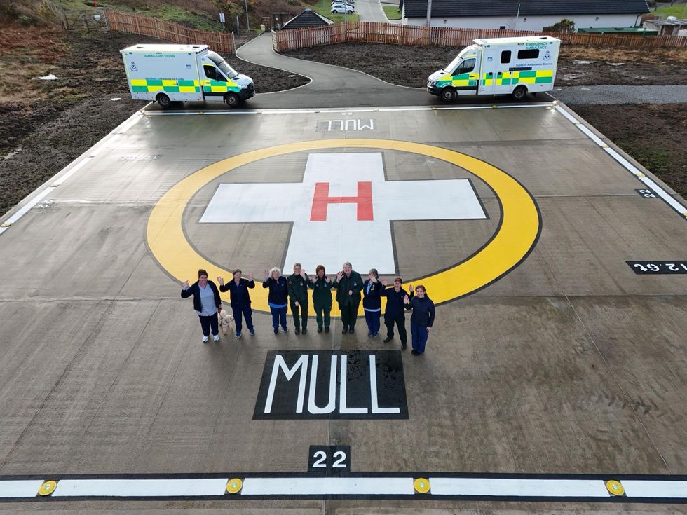 New ‘lifesaving’ helipad opens on island