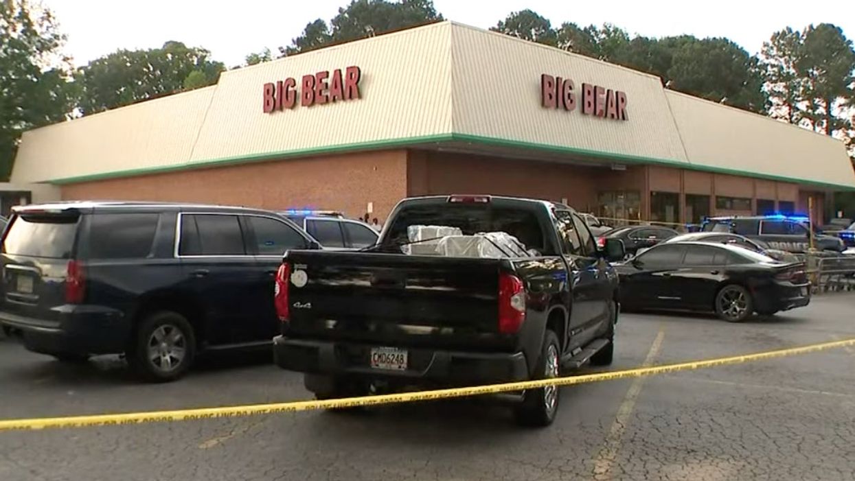 <p>The horrific incident took place at a Big Bear supermarket in Georgia</p>