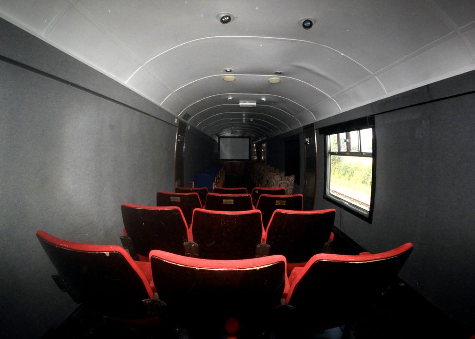 UK’s last cinema carriage restored to screen films again after 37 years
