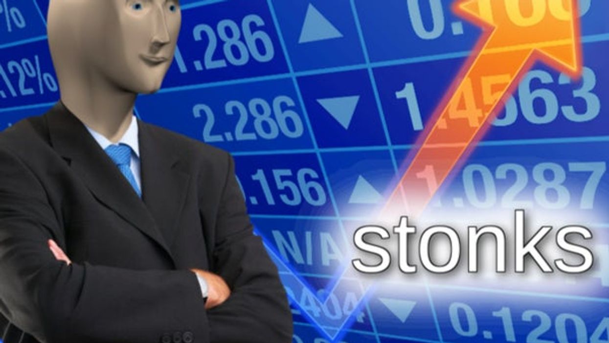 <p>The international symbol for a stonking stock</p>