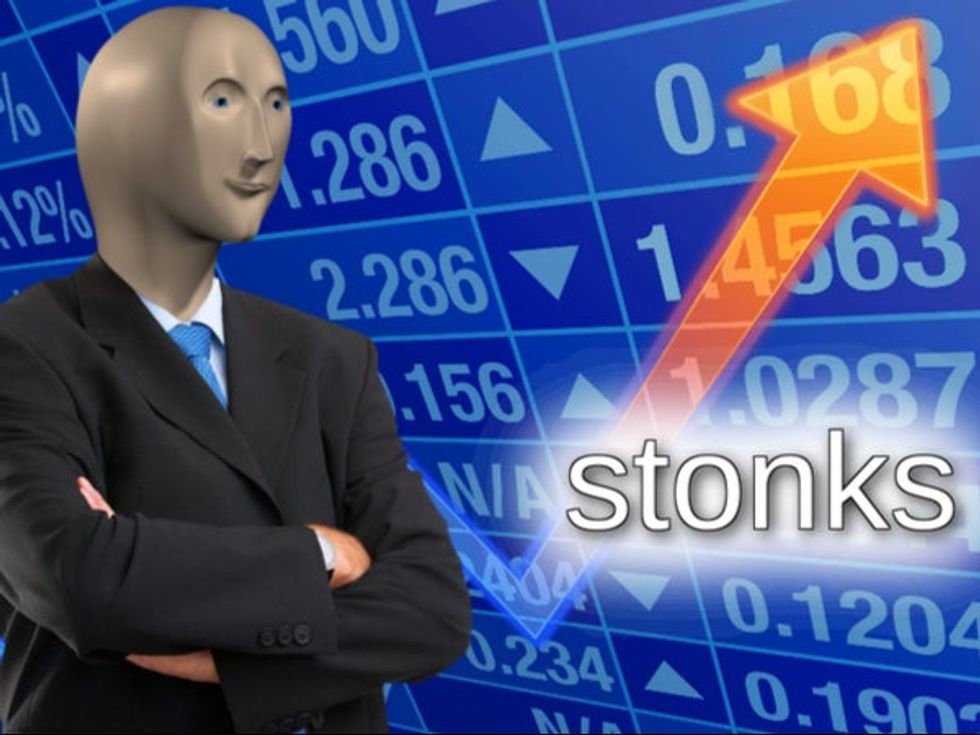 <p>The international symbol for a stonking stock</p>