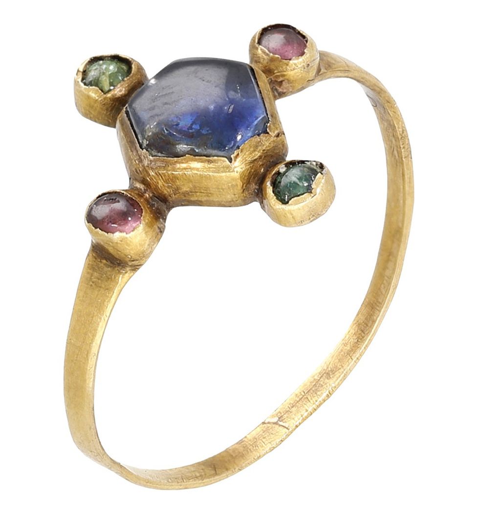 Two rings found by metal detectorists sell at auction for total of £30,000