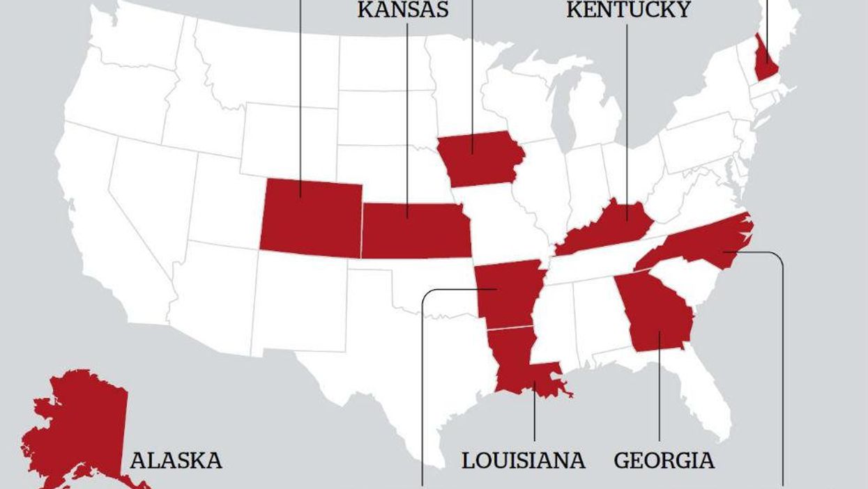 The key battleground states