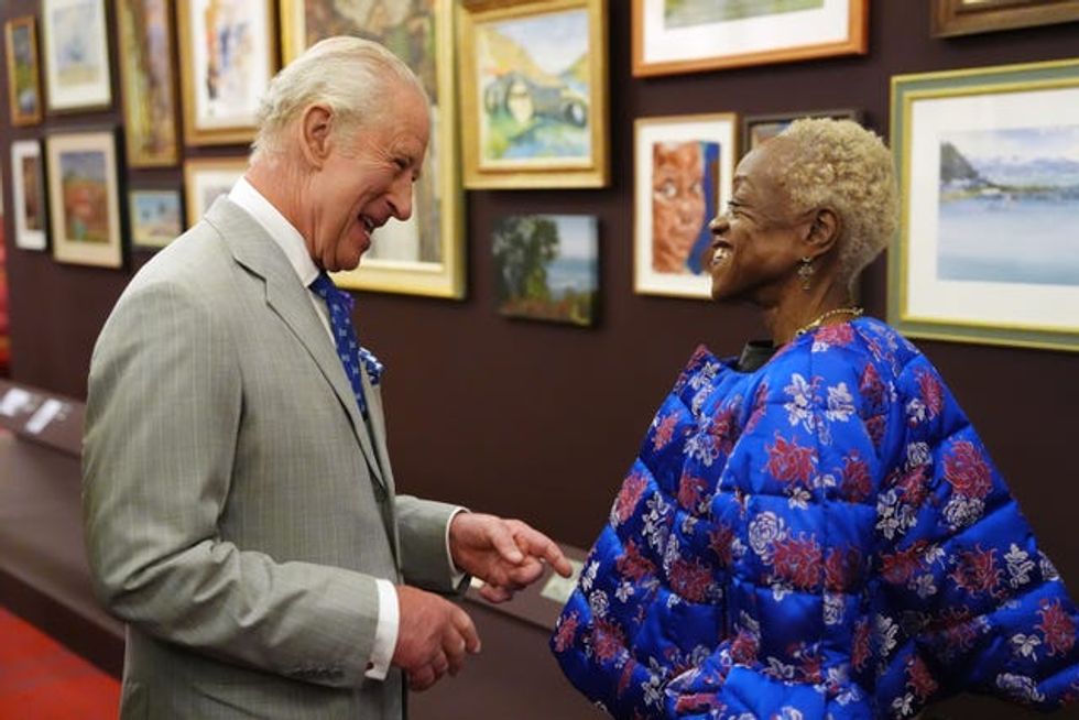 The King and Claudette Johnson