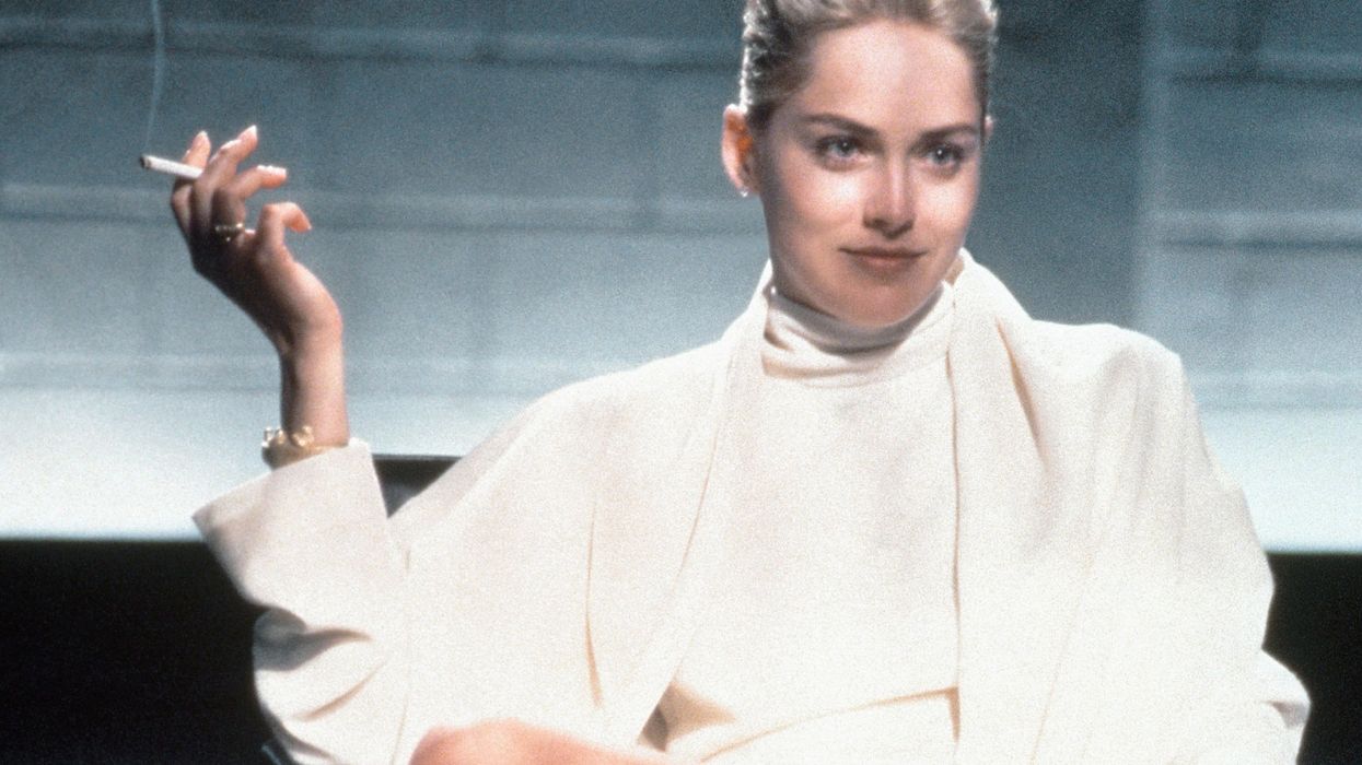 <p>The leg-crossing scene in 1992 thriller <em>Basic Instinct</em> has become one of the most iconic moments in film history</p>