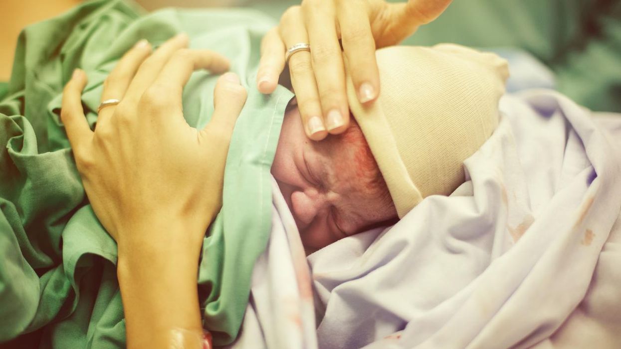 The method sees the baby wriggle itself out of a small incision in the mother's abdomen