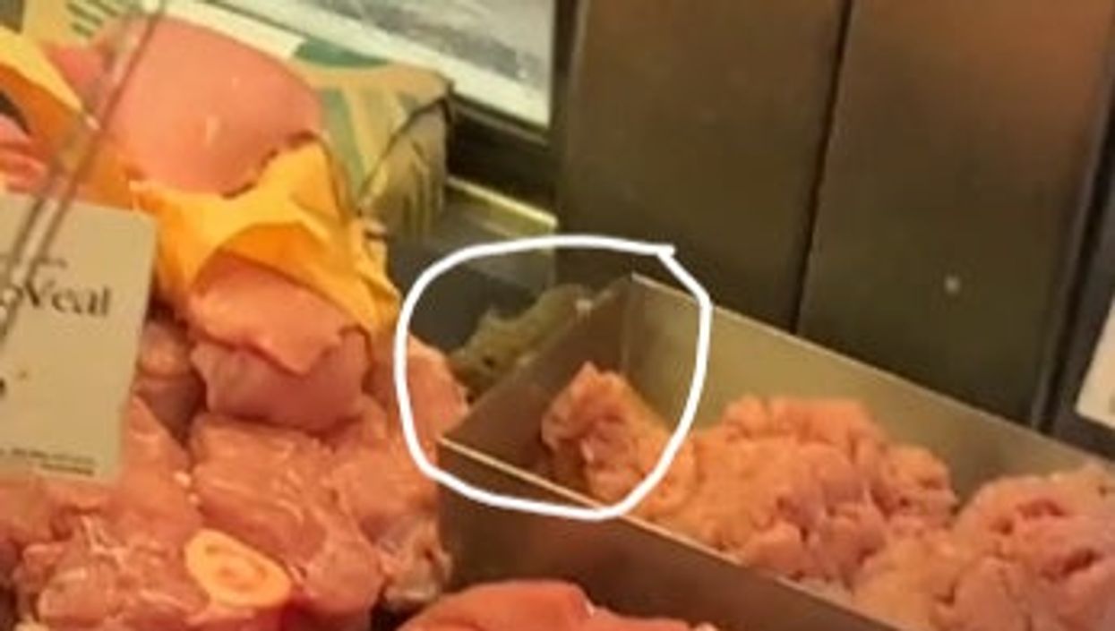 <p>The moment a TikToker caught on camera a mouse eating a piece of meat in a Whole Foods store</p>