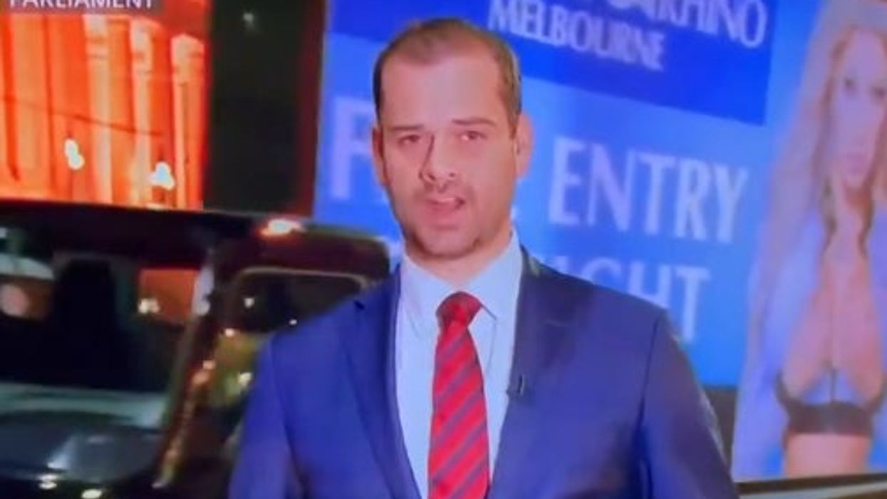 <p>The moment where Spearmint Rhino strip club got free advertising on ABC News</p>