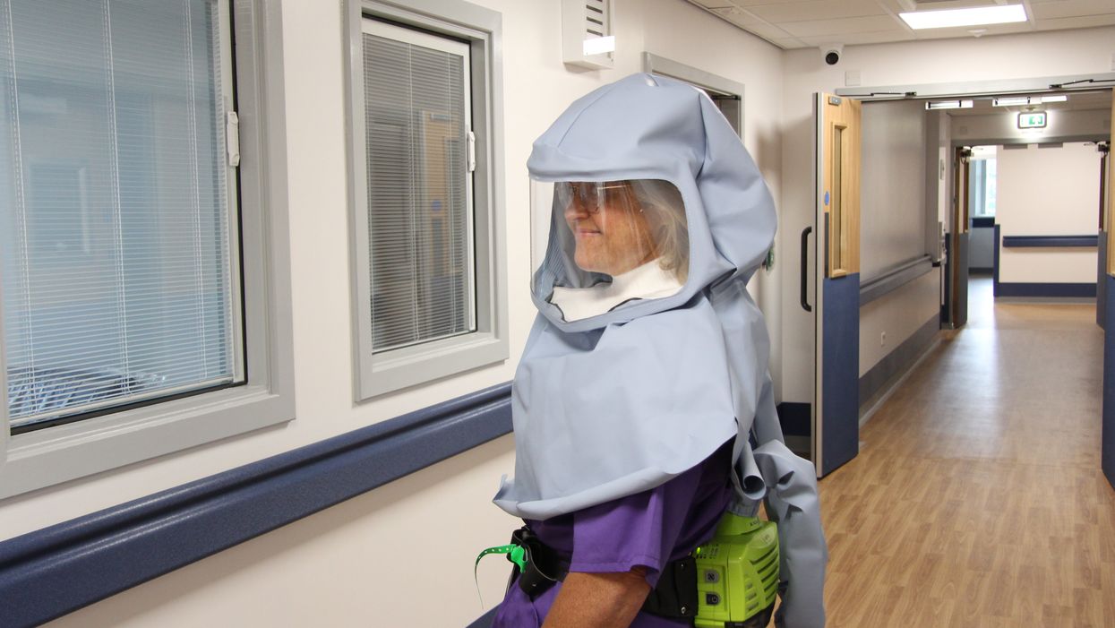 The Morecambe Bay Hood has been described as a ‘game-changer’ by hospital staff (BAESystems/PA)