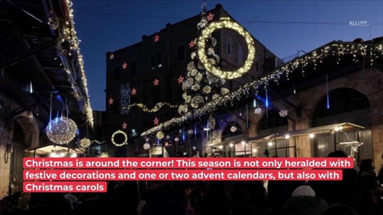 Jokers fill pothole with Christmas tree in festive protest