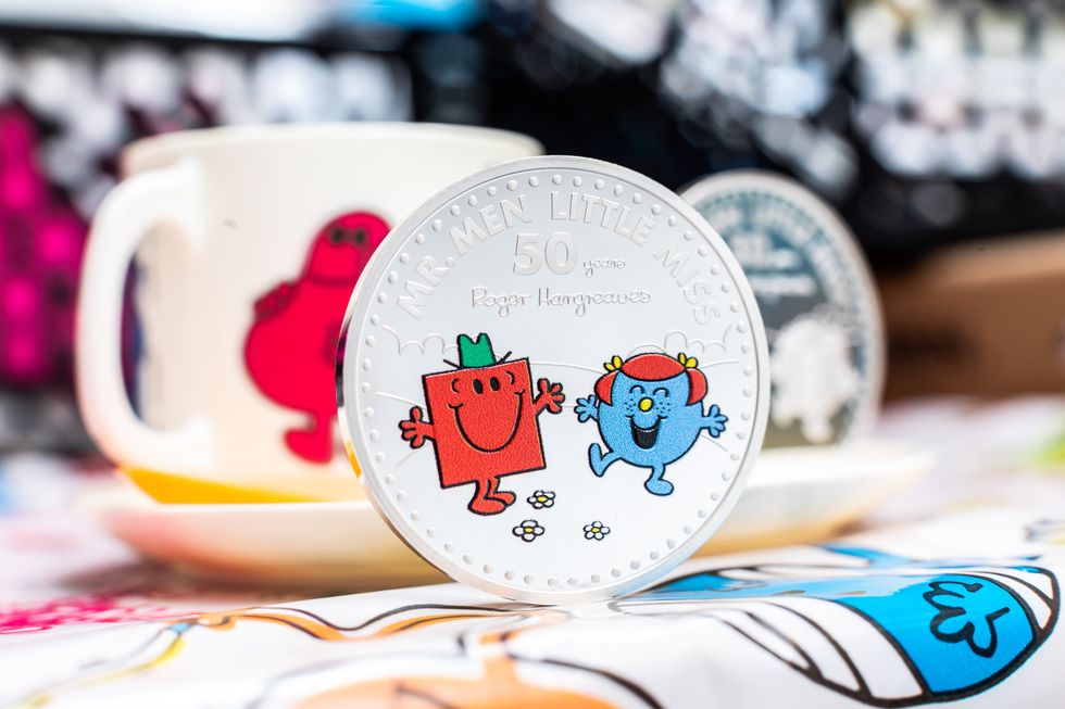 The Mr Men 50th anniversary coin from the Royal Mint