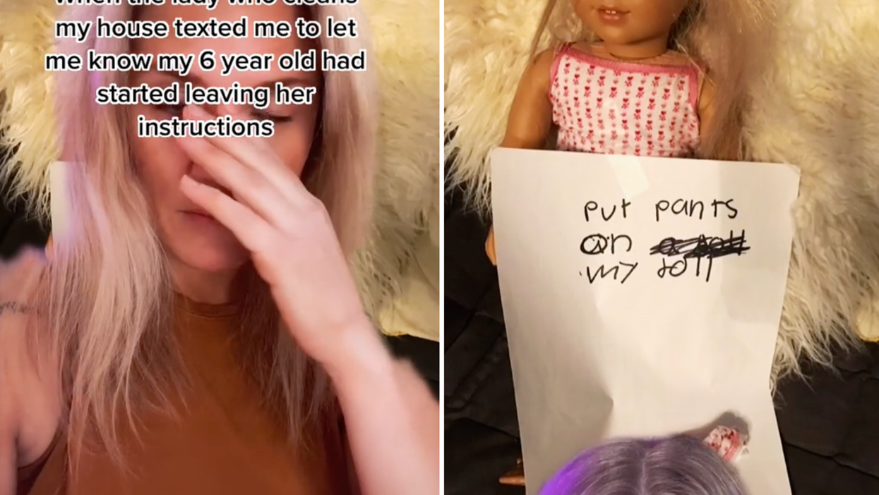 <p>The mum’s video about the notes has been viewed millions of times on TikTok</p>