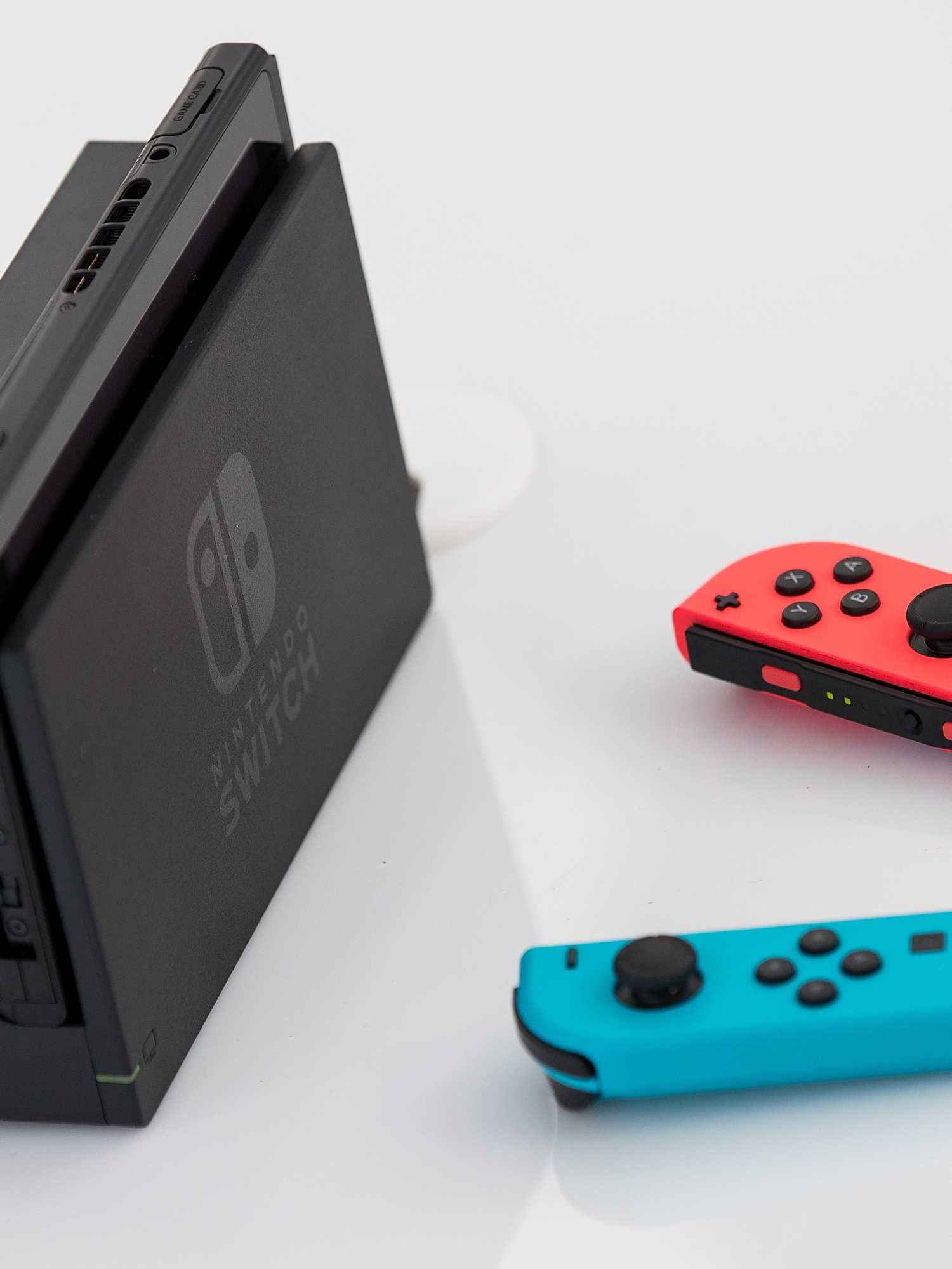 The new Nintendo Switch game console is displayed at a pop-up Nintendo venue in Madison Square Park, March 3, 2017 in New York City. The Nintendo Switch console goes on sale today and retails for 300 dollars