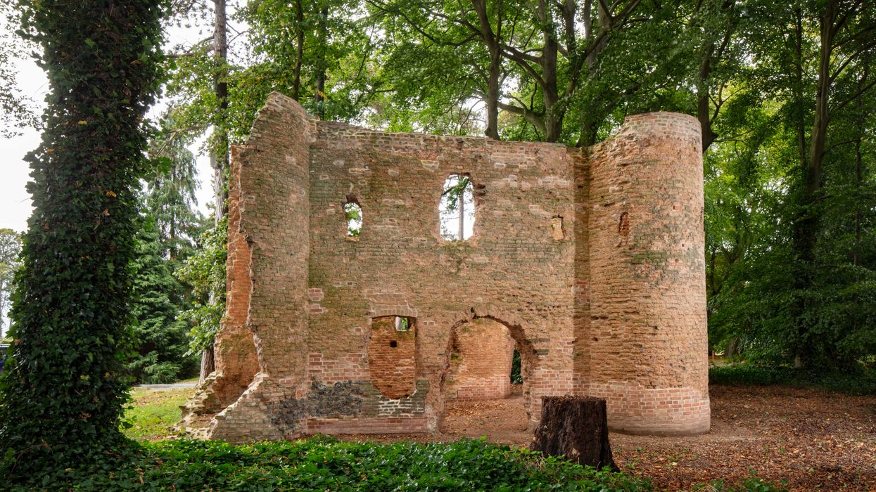 The newly repaired Drayton Lodge in Norfolk (Patricia Payne/Historic England/PA)