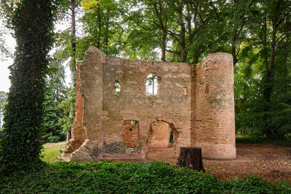 The newly repaired Drayton Lodge in Norfolk (Patricia Payne/Historic England/PA)