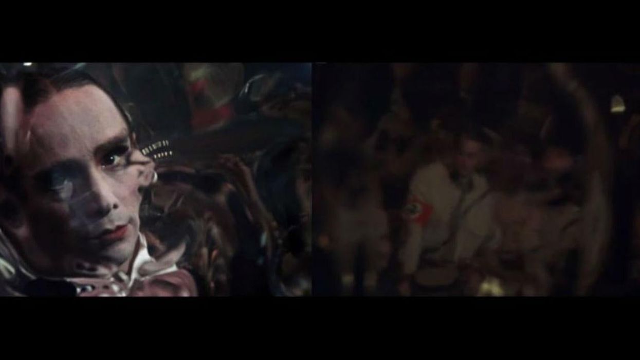 The opening and closing scenes of Cabaret