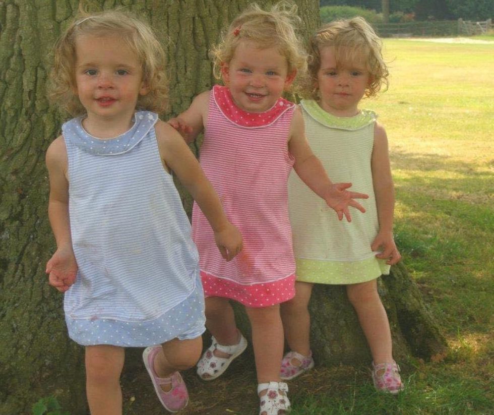 The Orgill triplets as toddlers