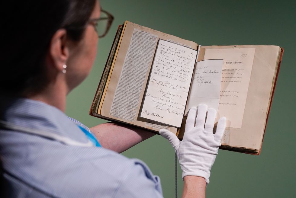 Florence Nightingale letter on display after spending 140 years in scrapbook