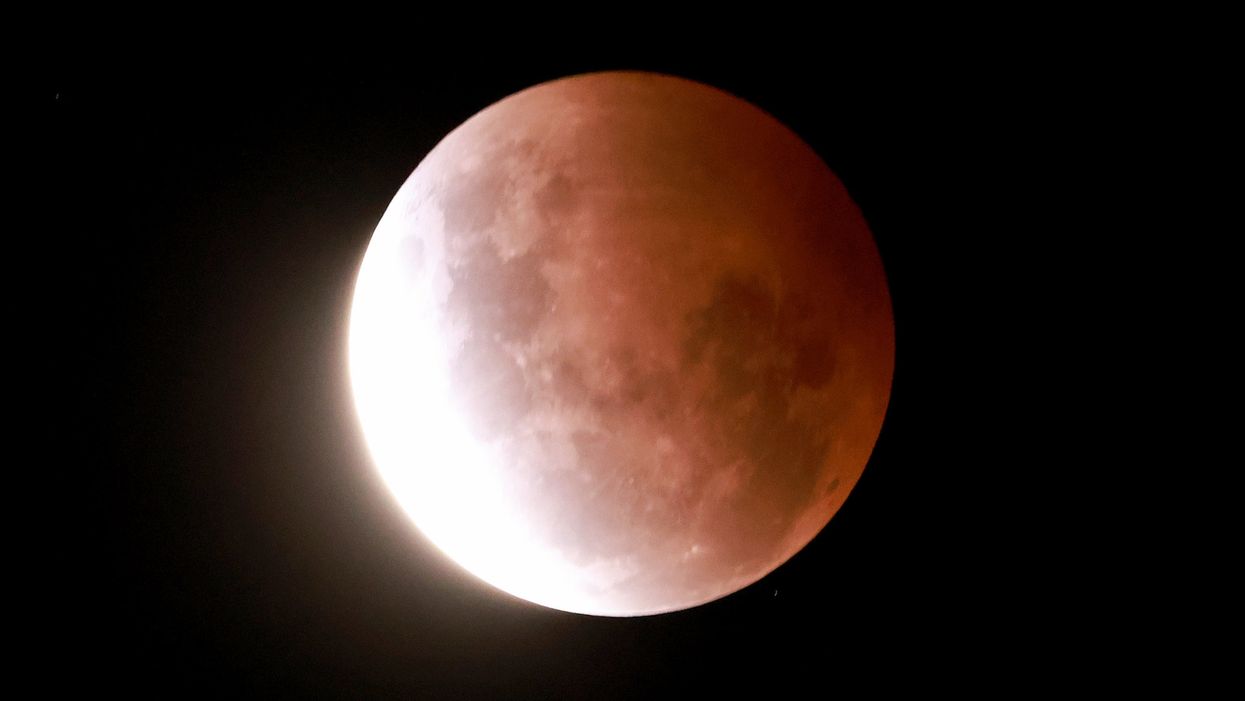 <p>The Partial Eclipse of the moon begins on May 26, 2021 in Auckland, New Zealand</p>