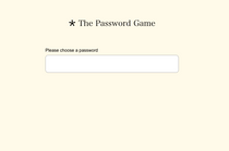 The Password Game answers and tips