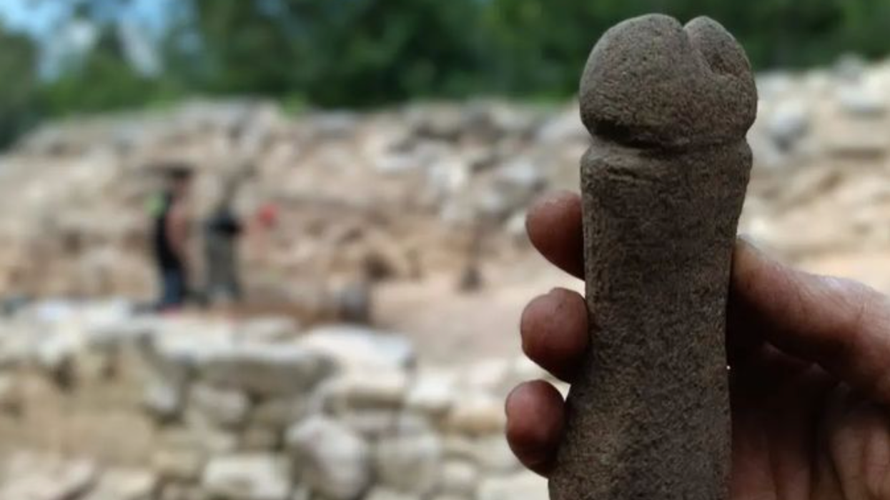 Archaeologists discover ancient stone penis which has surprising function