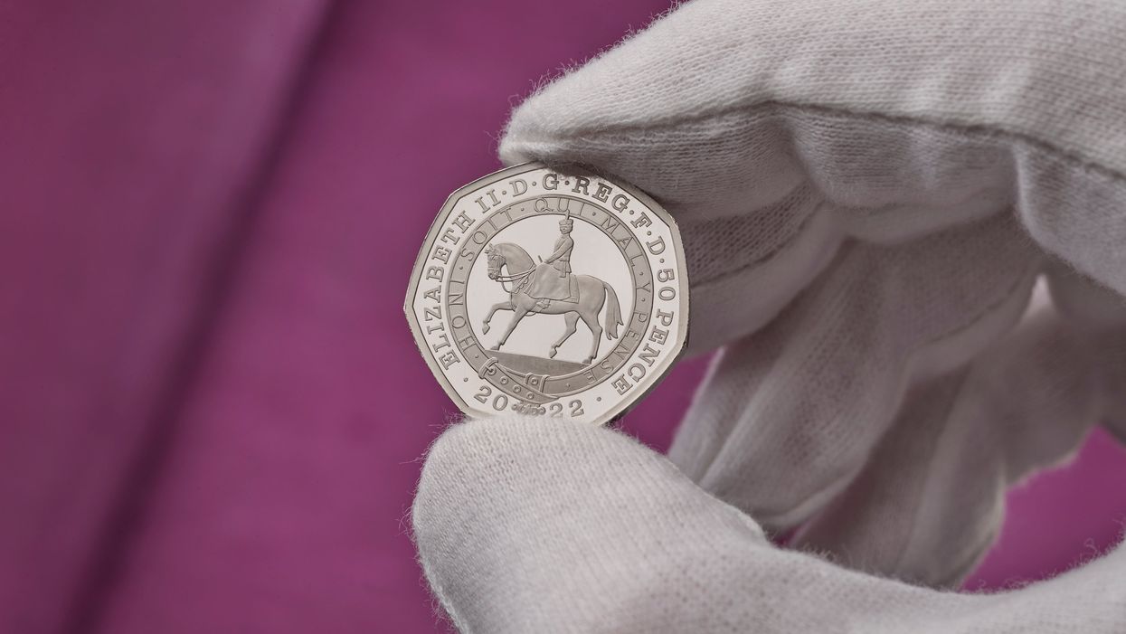 The Platinum Jubilee 50p coin (ROyal Mint/PA)
