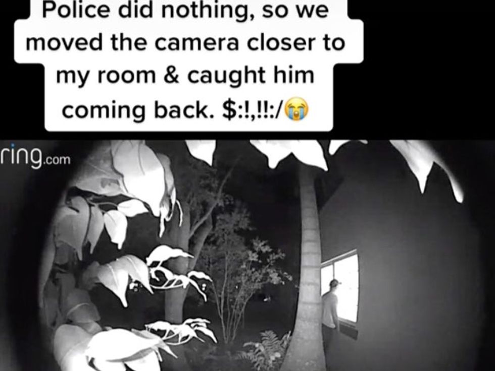 The police didn\u2019t take action, they simply said to lock doors and keep blinds closed