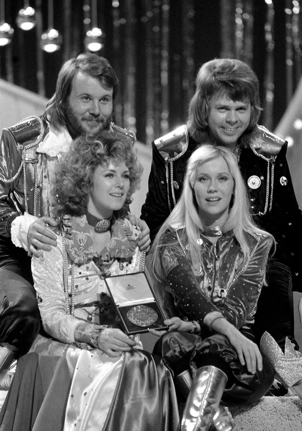 Abba thanks fans for ‘steadfast loyalty’ on 50th anniversary of Eurovision win