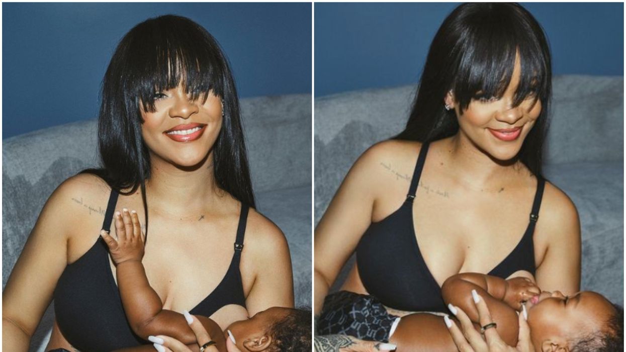 Rihanna praised for breastfeeding snap as Savage x Fenty launches maternity  collection