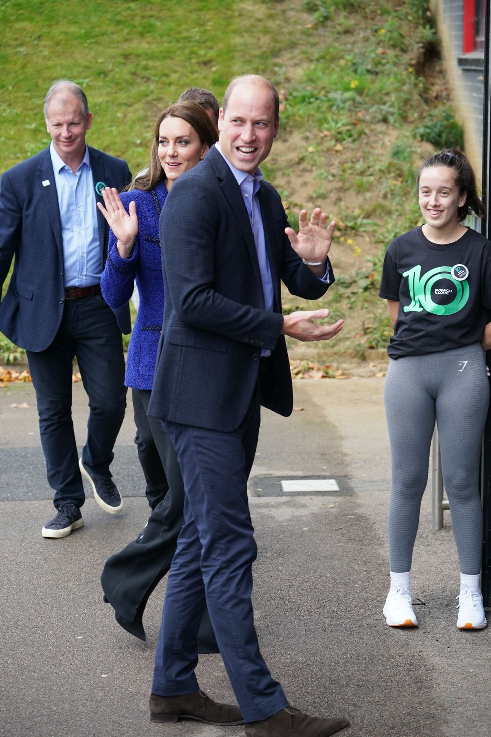 William and Kate join 10th anniversary celebration for sports charity Coach Core