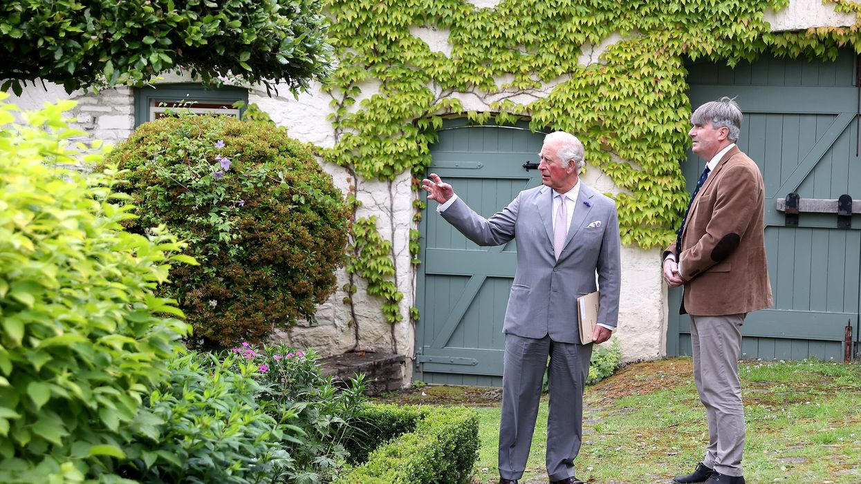 The Prince of Wales (left) with Poet Laureate Simon Armitage (Chris Jackson/PA)
