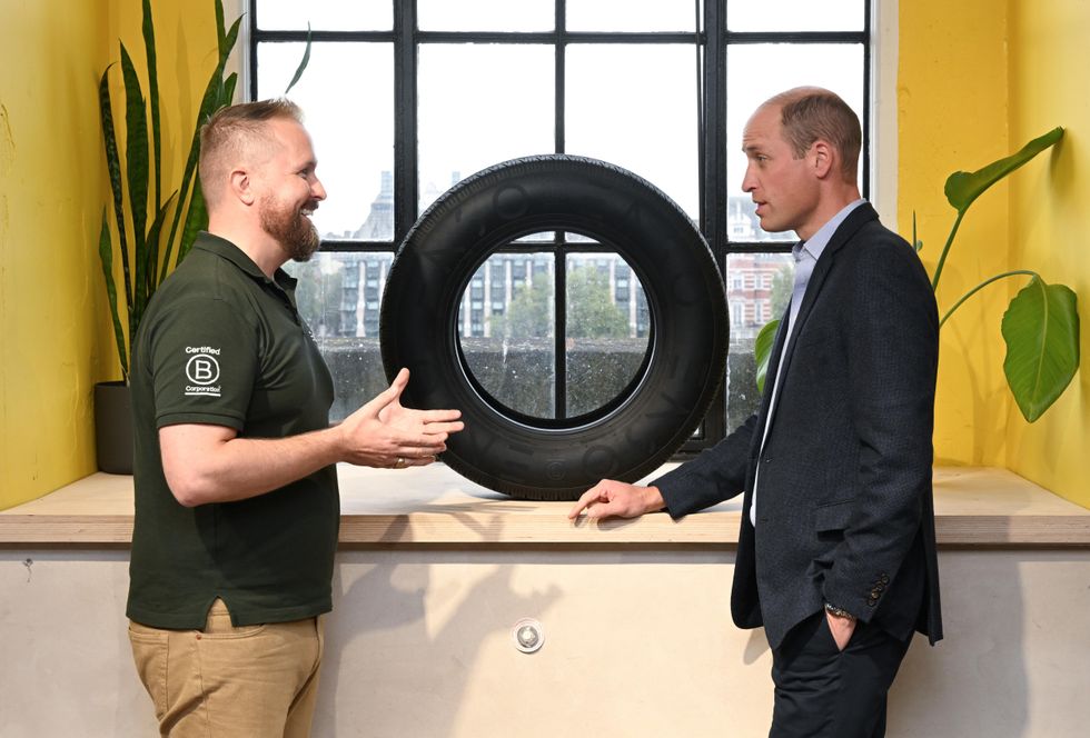 William hails ‘amazing’ eco-friendly start-up businesses