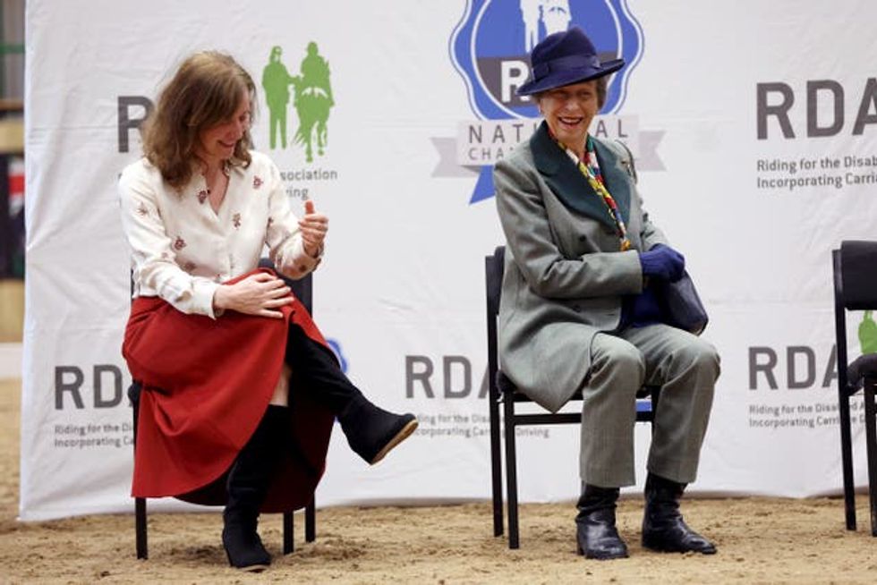 The Princess Royal with RDA UK chairwoman Helena Vega Lozano