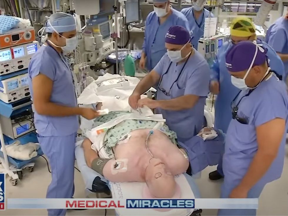 The procedure took 26-hours in total