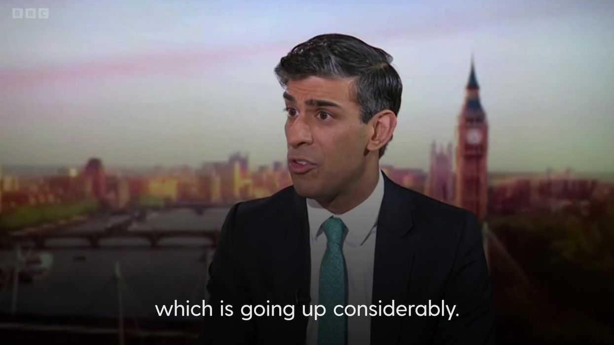 Rishi Sunak's spring statement photo op has become a hilarious meme