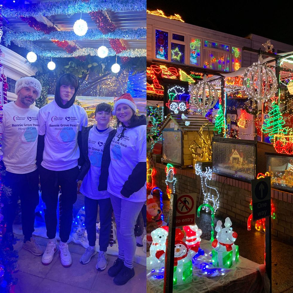 Family reach 10-year milestone for magical festive light displays