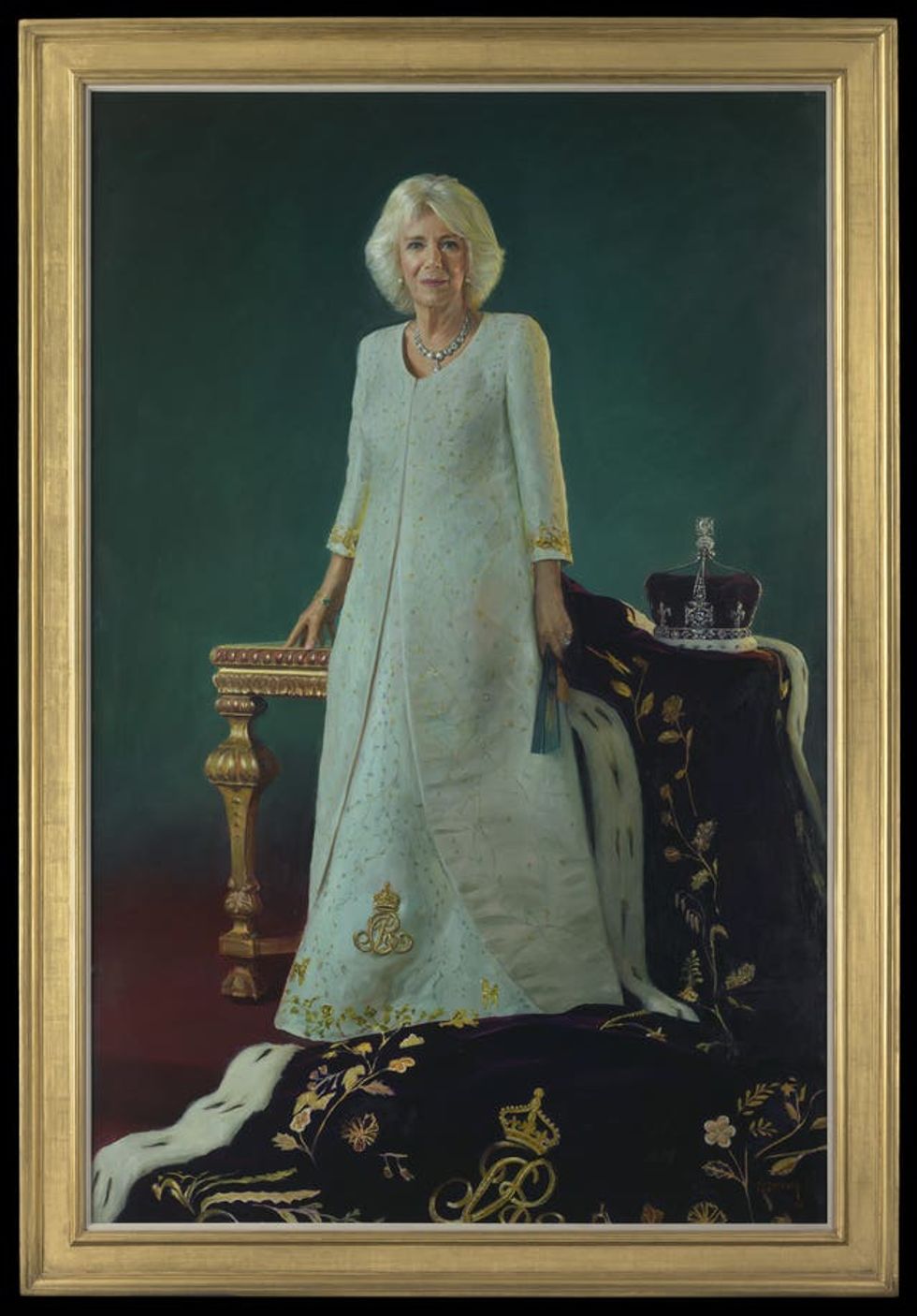 The Queen's portrait