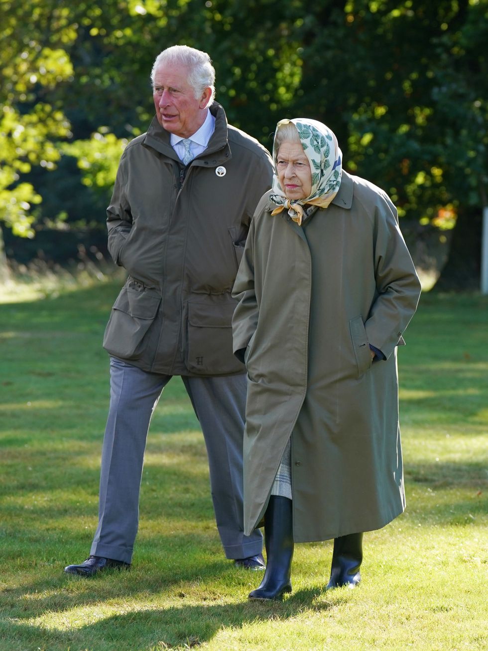 The Queen was joined by the Prince of Wales at Balmoral to plant the tree (Andrew Milligan/PA)