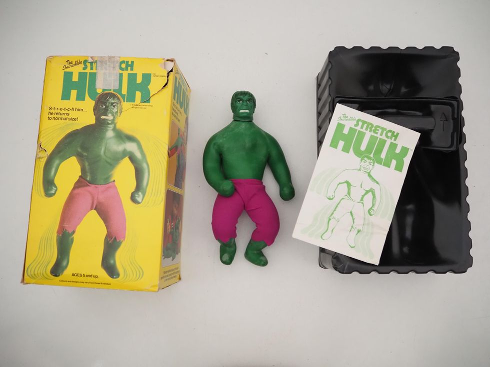 Rare Hulk stretch toy to go under the hammer this month