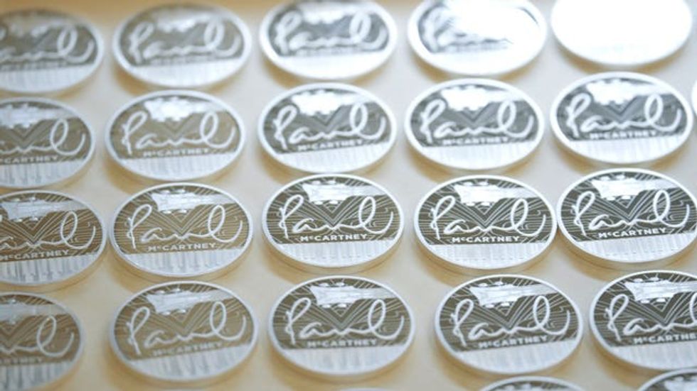 The Royal Mint's Paul McCartney 2024 UK \u00a35 Brilliant Uncirculated Colour Coin