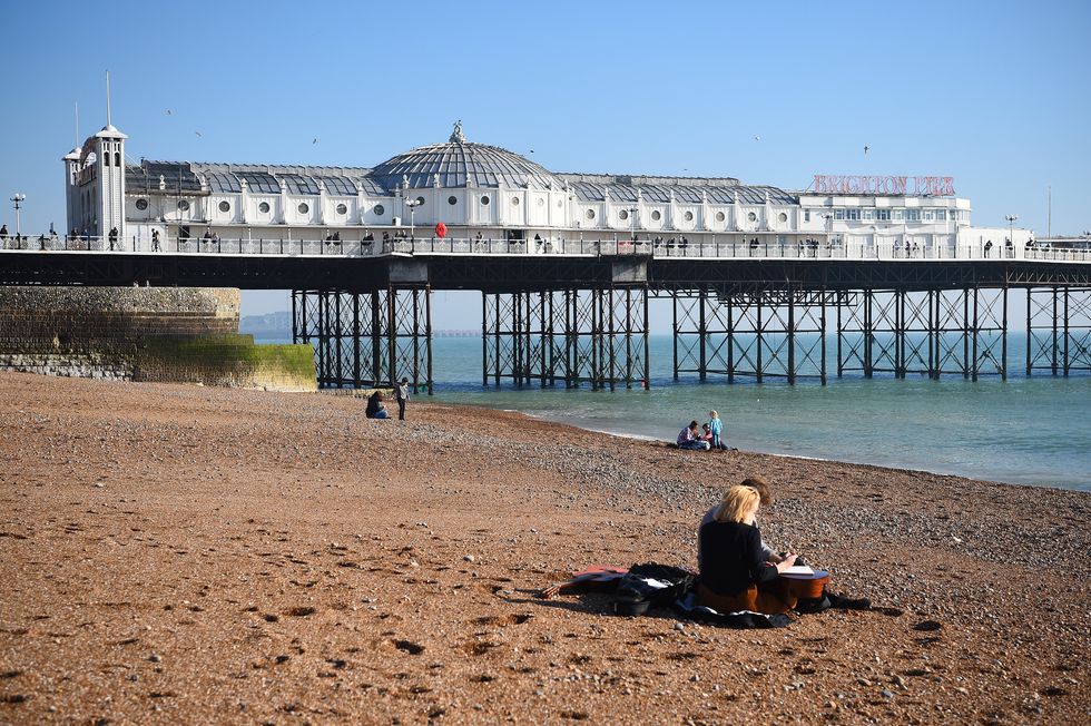 The run finished near Brighton Pier (Kirsty O\u2019Connor/PA)