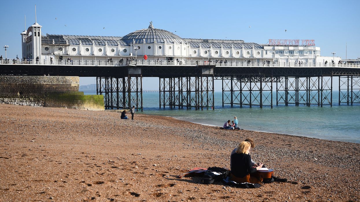 The run finished near Brighton Pier (Kirsty O’Connor/PA)