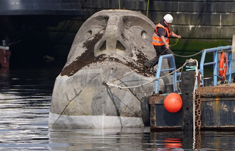 The sculpture will be on display in Glasgow (Andrew Milligan/PA)