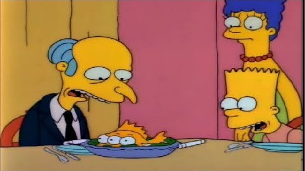 The Simpsons predicted that the Japanese PM would eat a radioactive fish