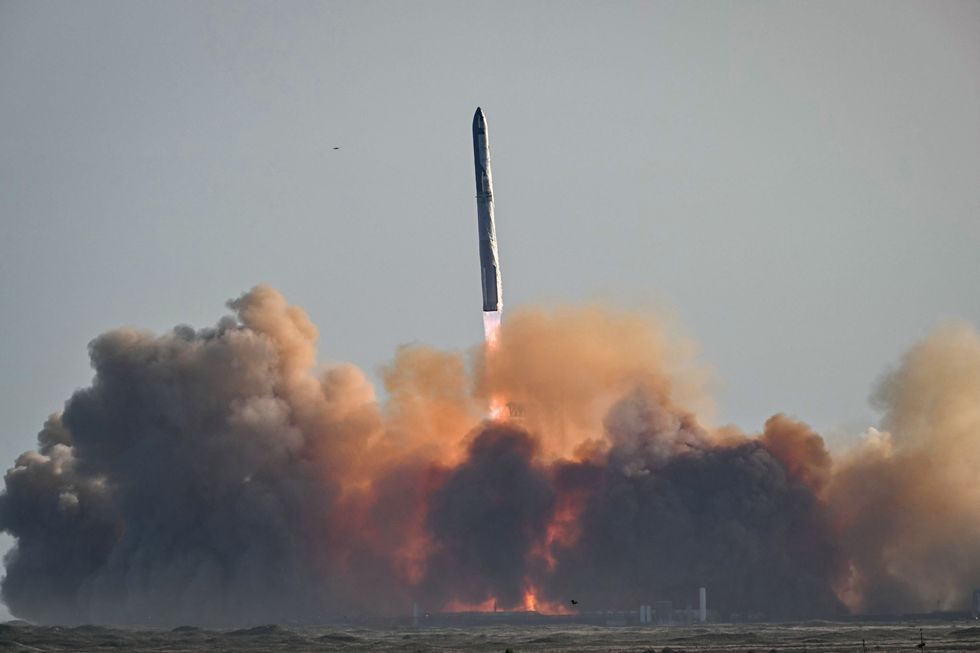 The SpaceX Starship lifts off from Starbase near Boca Chica, Texas, on November 19, 2024, for the Starship Flight 6 test