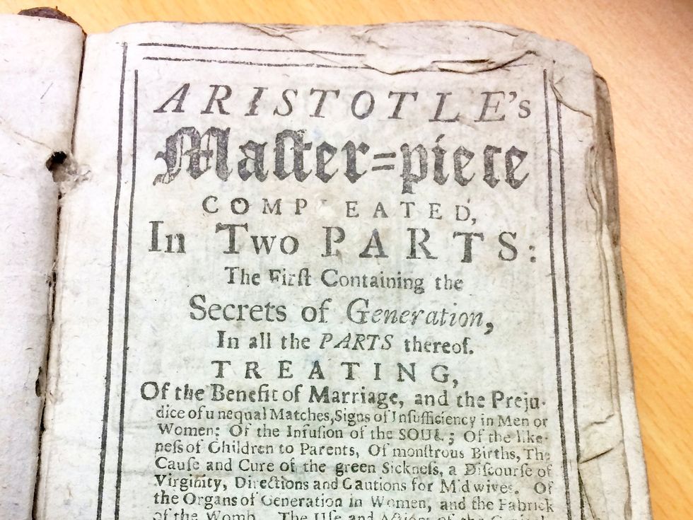 The steamy tome's title page