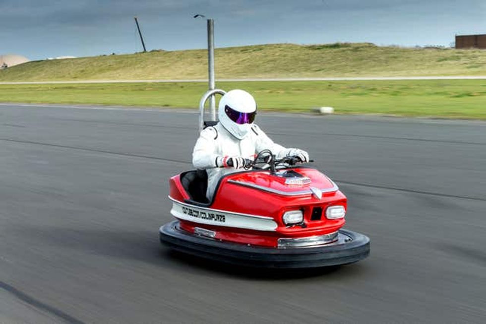 'The Stig' driving